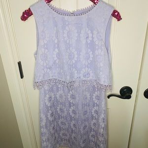 Gianni Bini lace mock crop dress